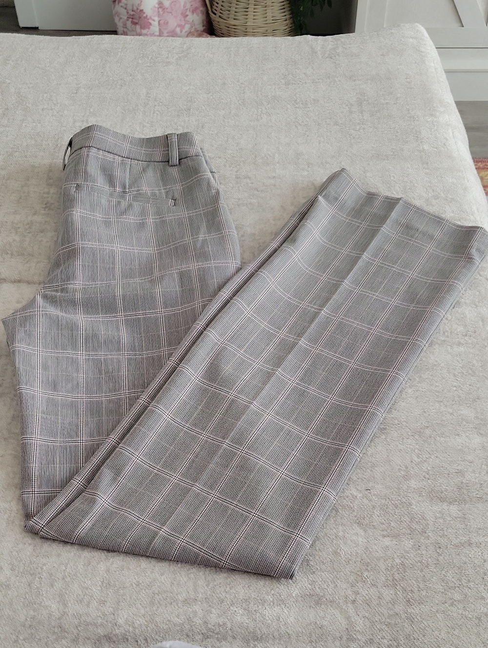 Express 0R Bootcut Plaid Pants, New Without Tags
